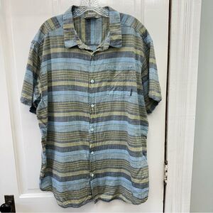 Columbia regular fit short sleeve button down shirt men's extra large